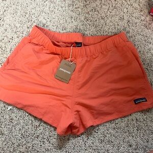 Patagonia Women’s Barely Baggie shorts — 2 1/2 inches / COHO Coral / Medium